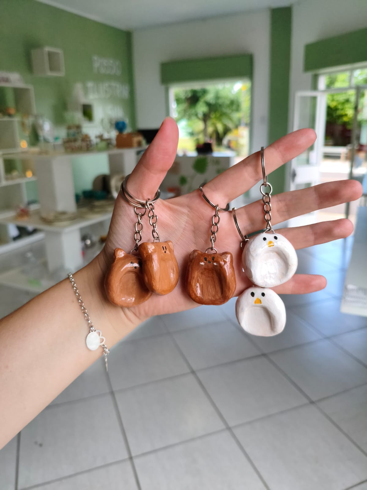 Chaveiro Worry Stone – feito à mão